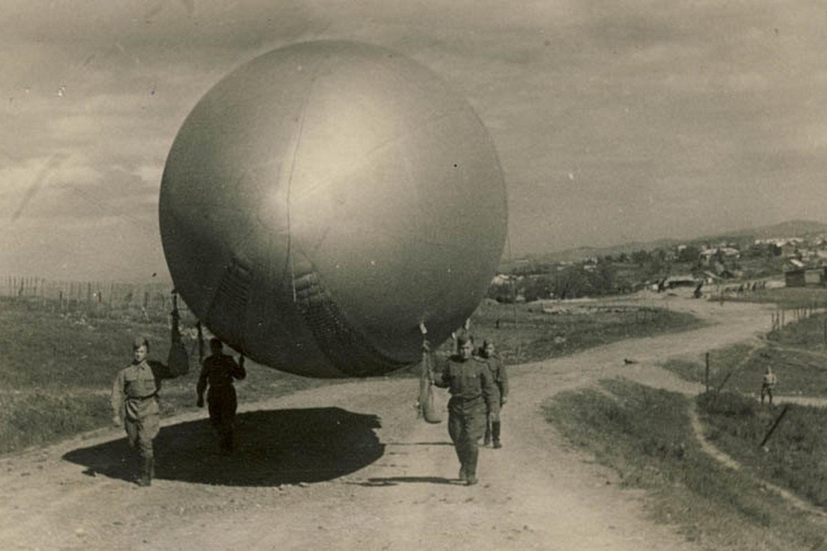 Аэростат воздушного заграждения ВОВ