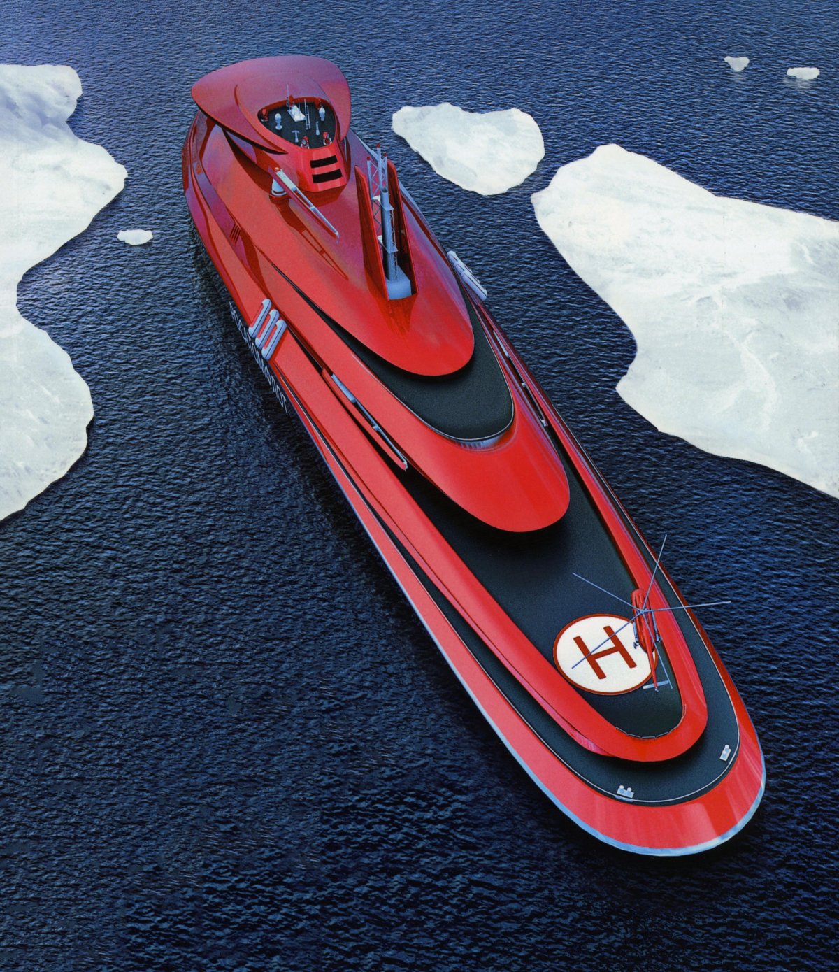 Атомный ледокол Россия проекта 10510 Лидер