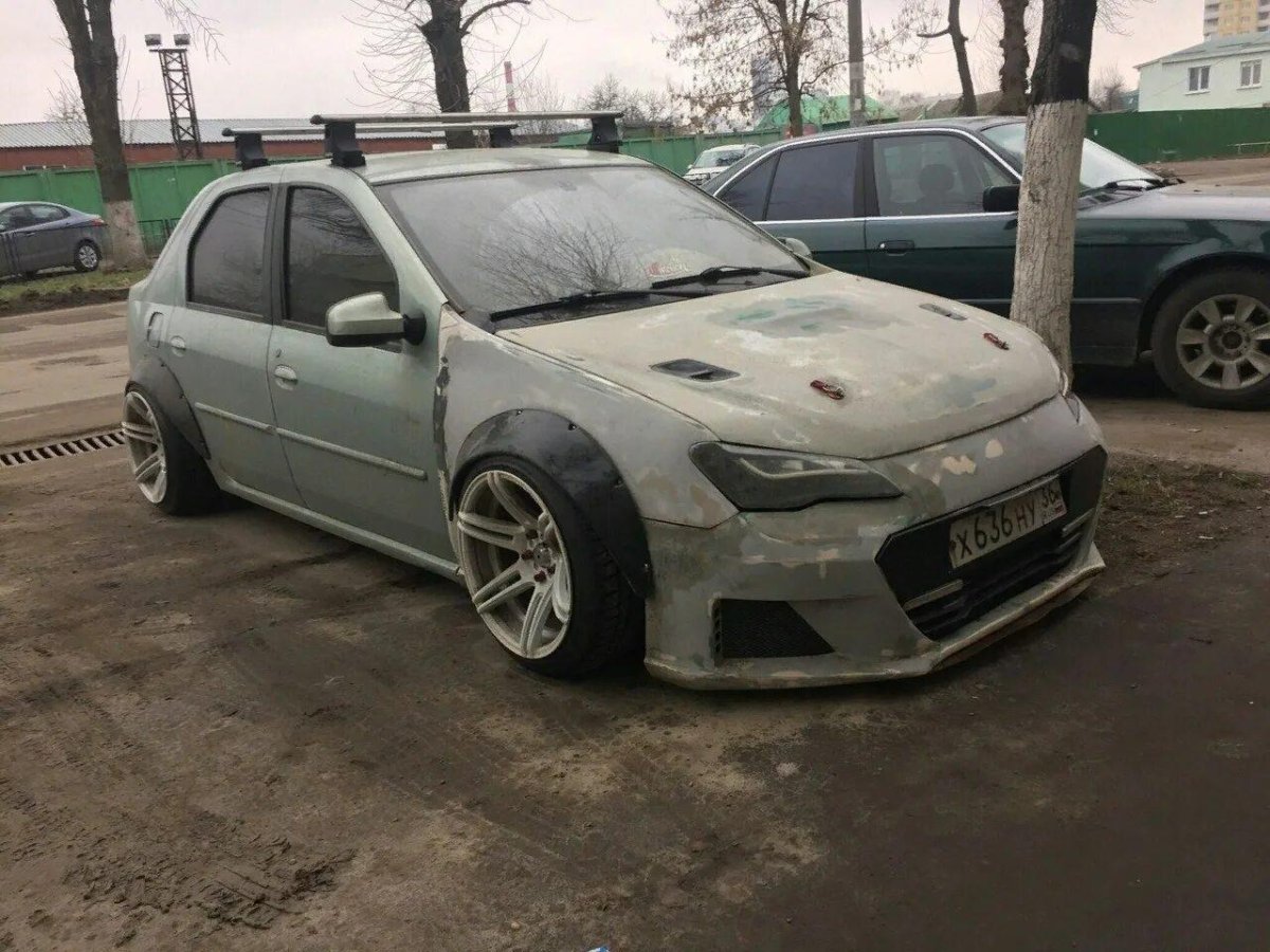 Обвес на Рено Логан 1