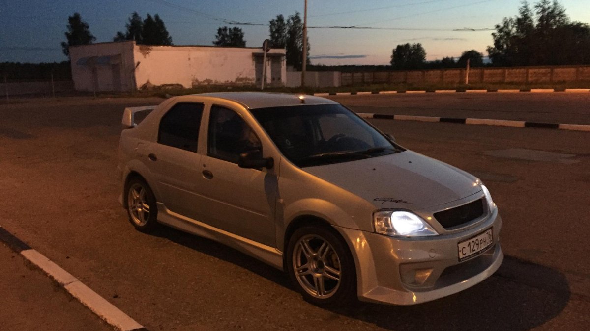 Обвес Рено Логан 1 повер дм