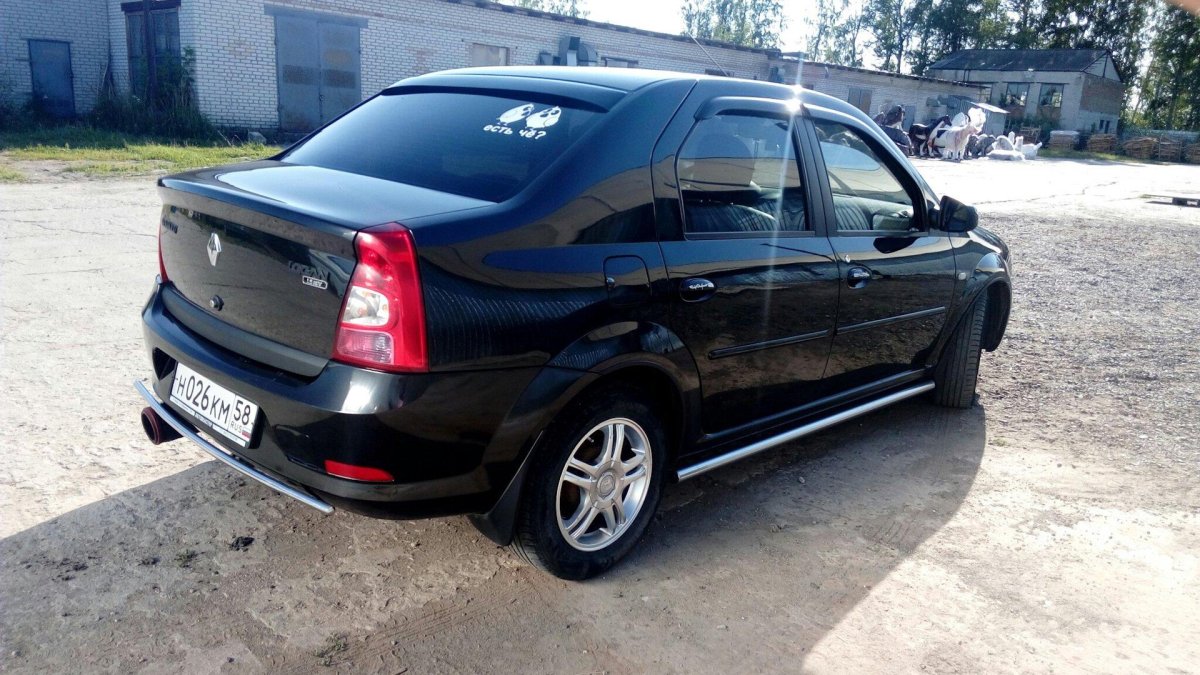 Рено Логан 1 черный