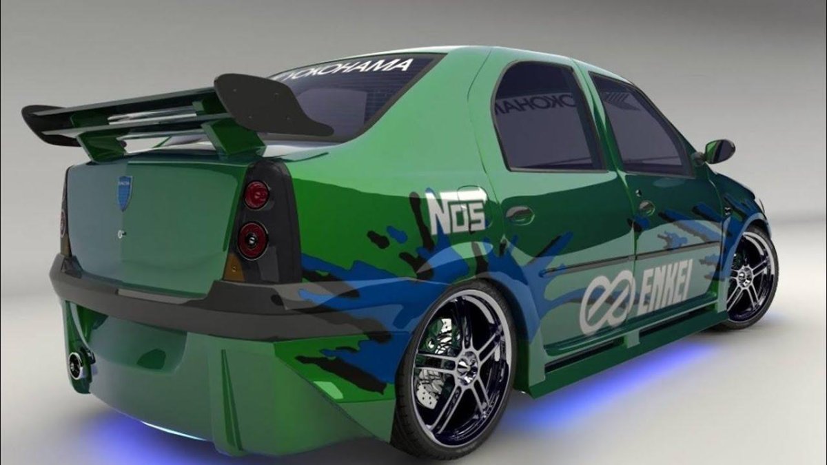 Тюнингованный Логан