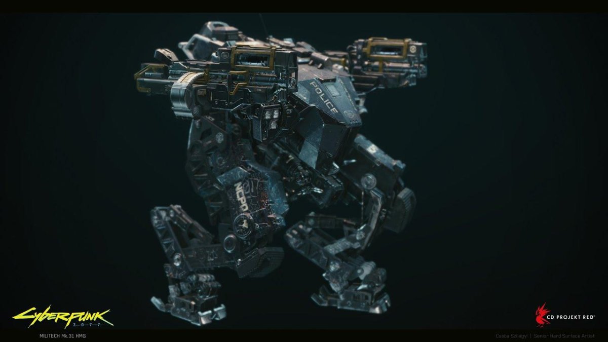 Cyberpunk 2077 солдаты Милитех