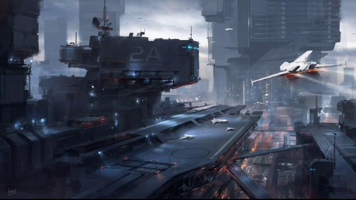 Sci Fi база концепт