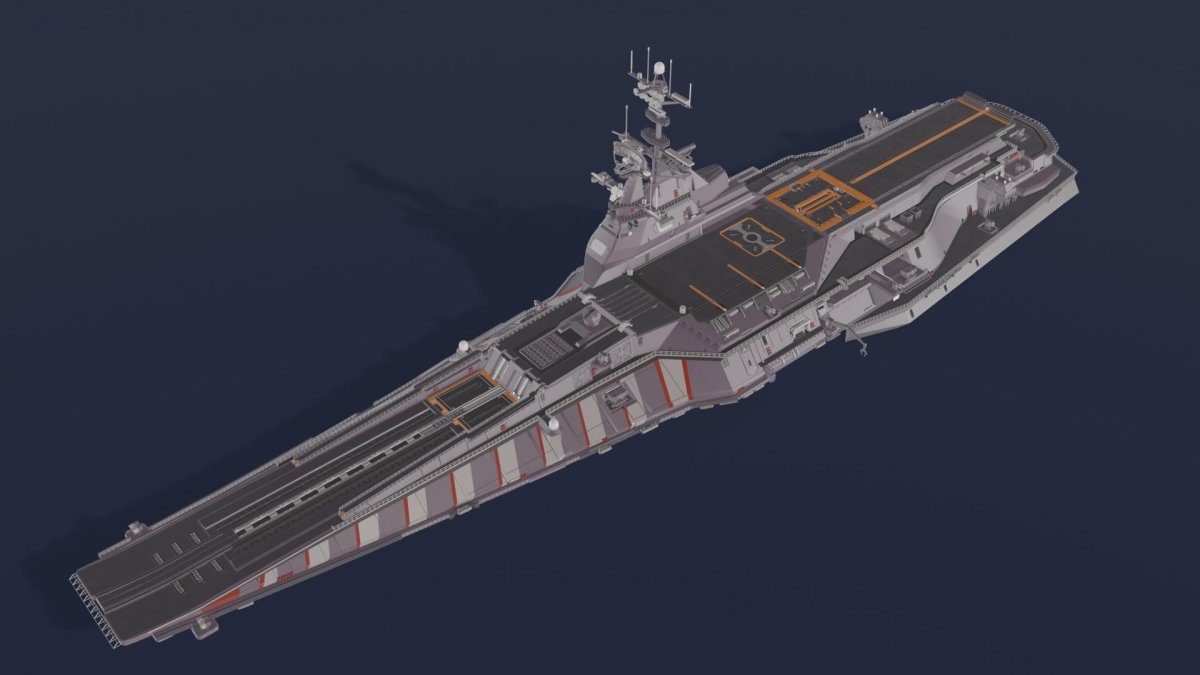 Линкор-авианосец будущего