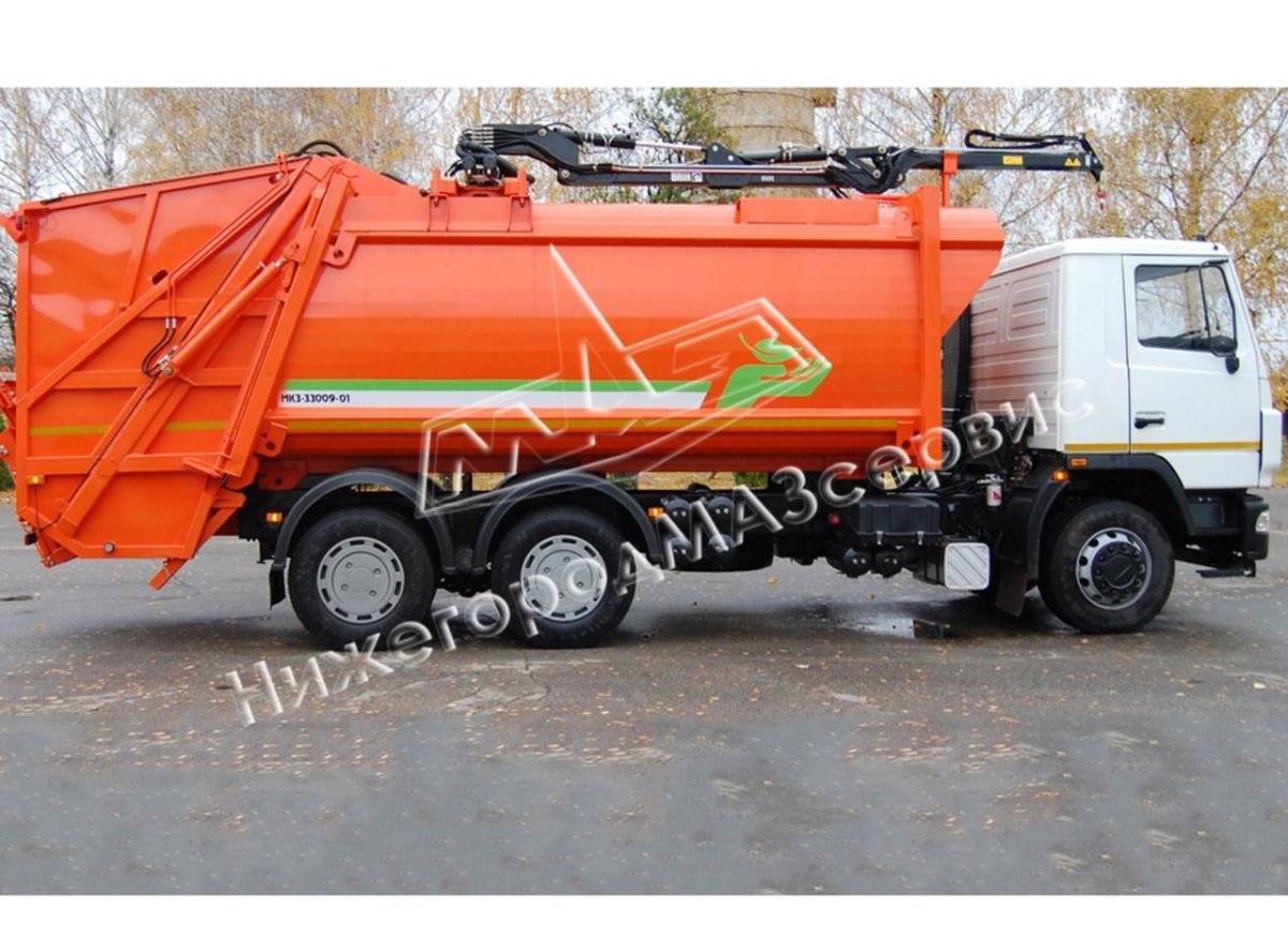 Мусоровоз МАЗ МКЗ 33009