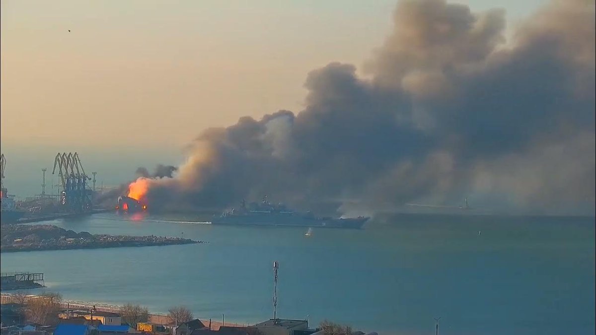 Уничтожен российский корабль