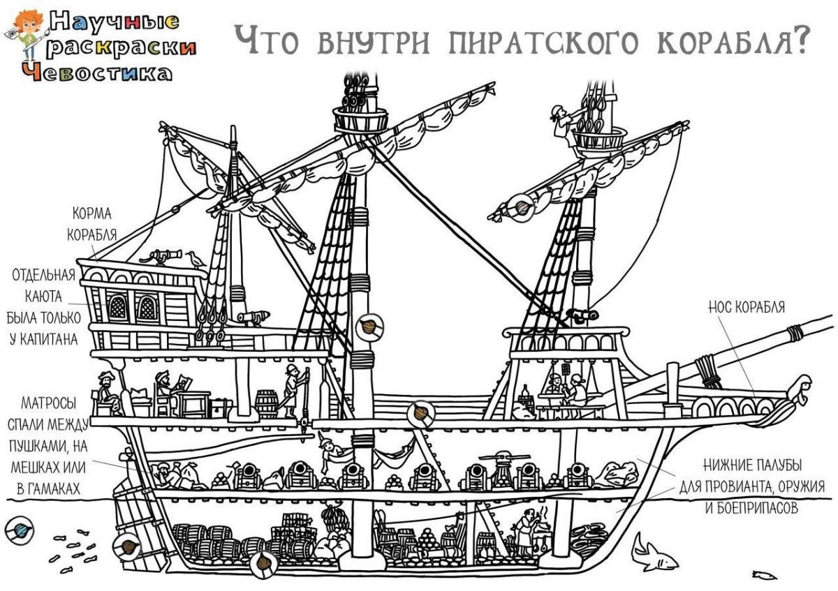 Строение корабля