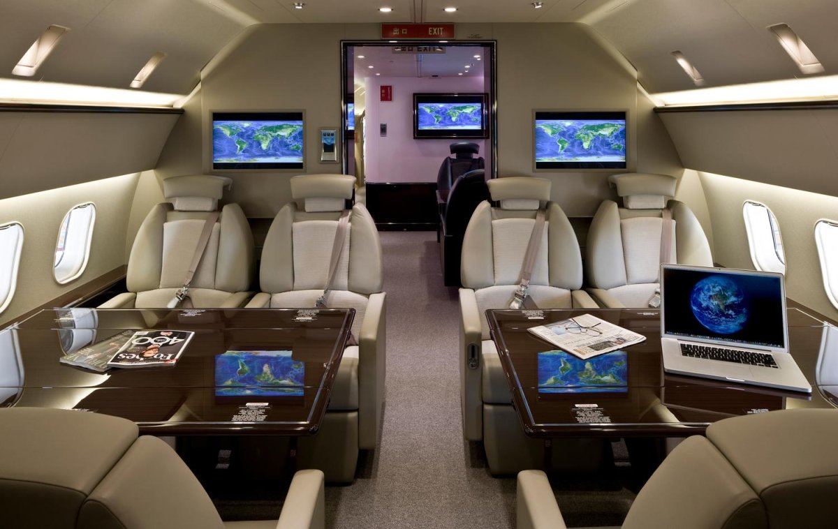 Боинг бизнес Джет 737 салон