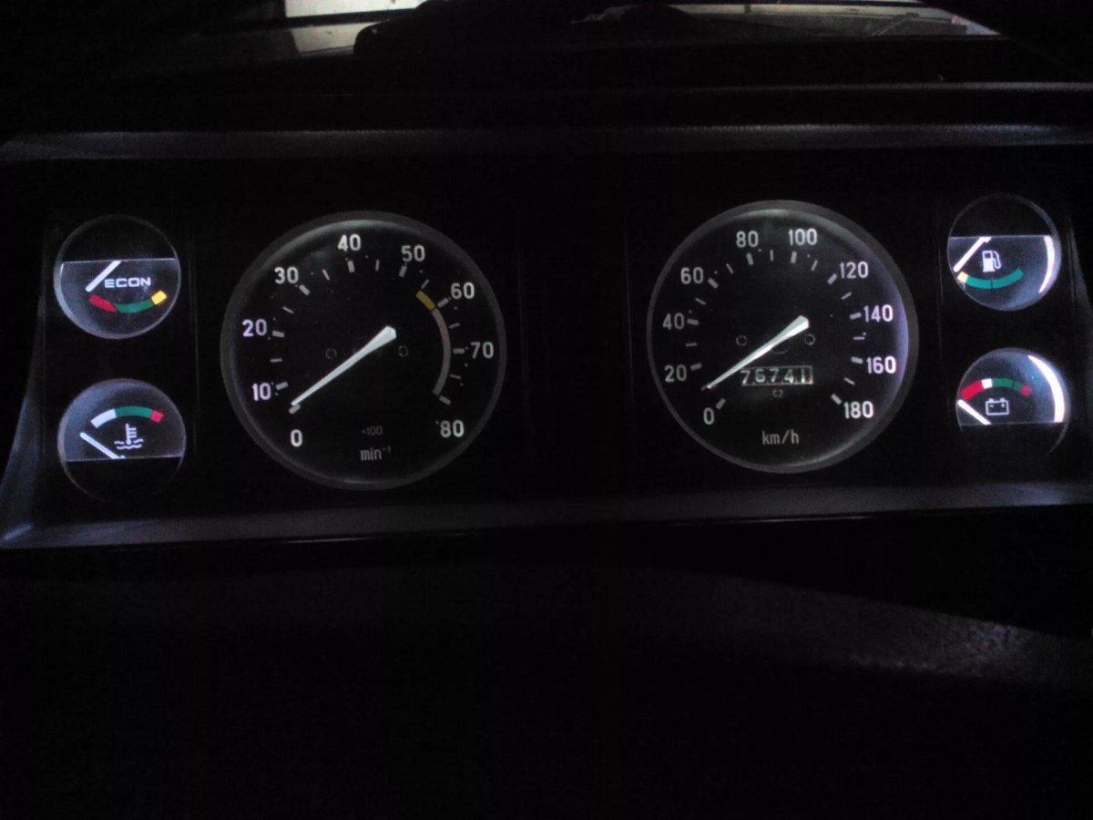 Пересвет приборной панели 2107