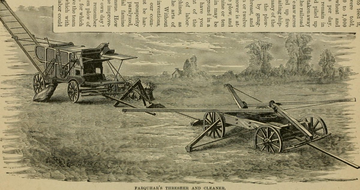 Паровые молотилки 19 век