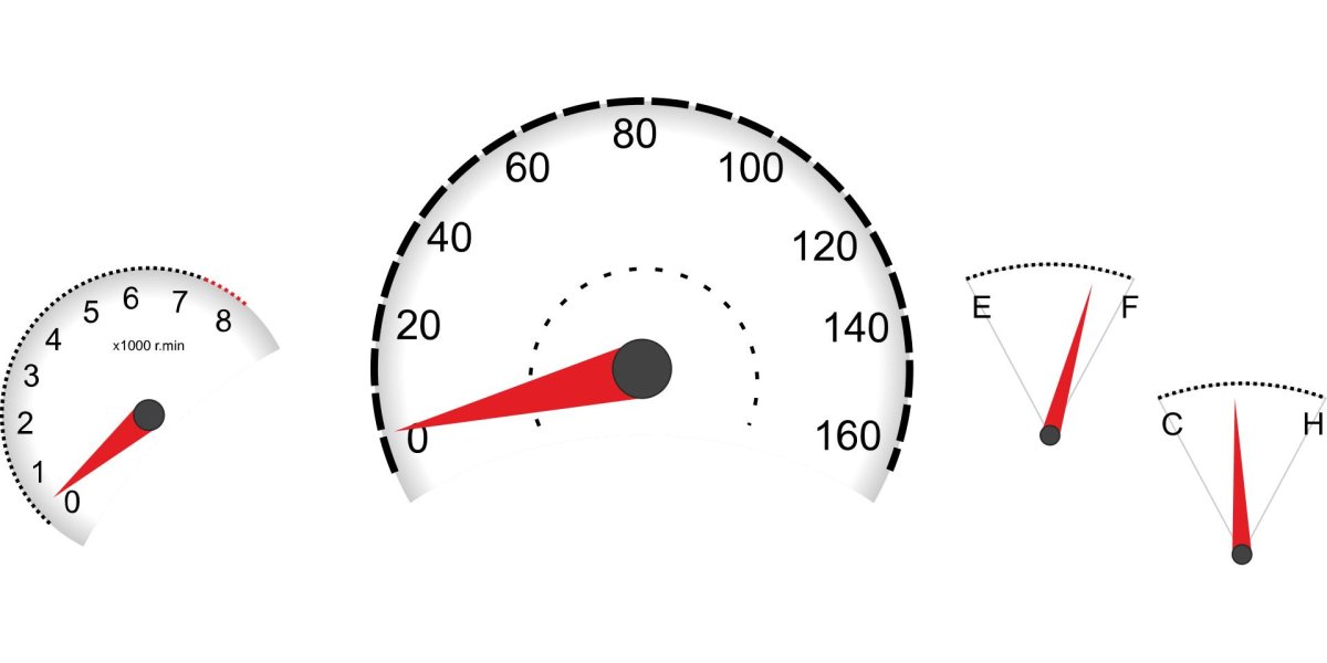 Шкала спидометра