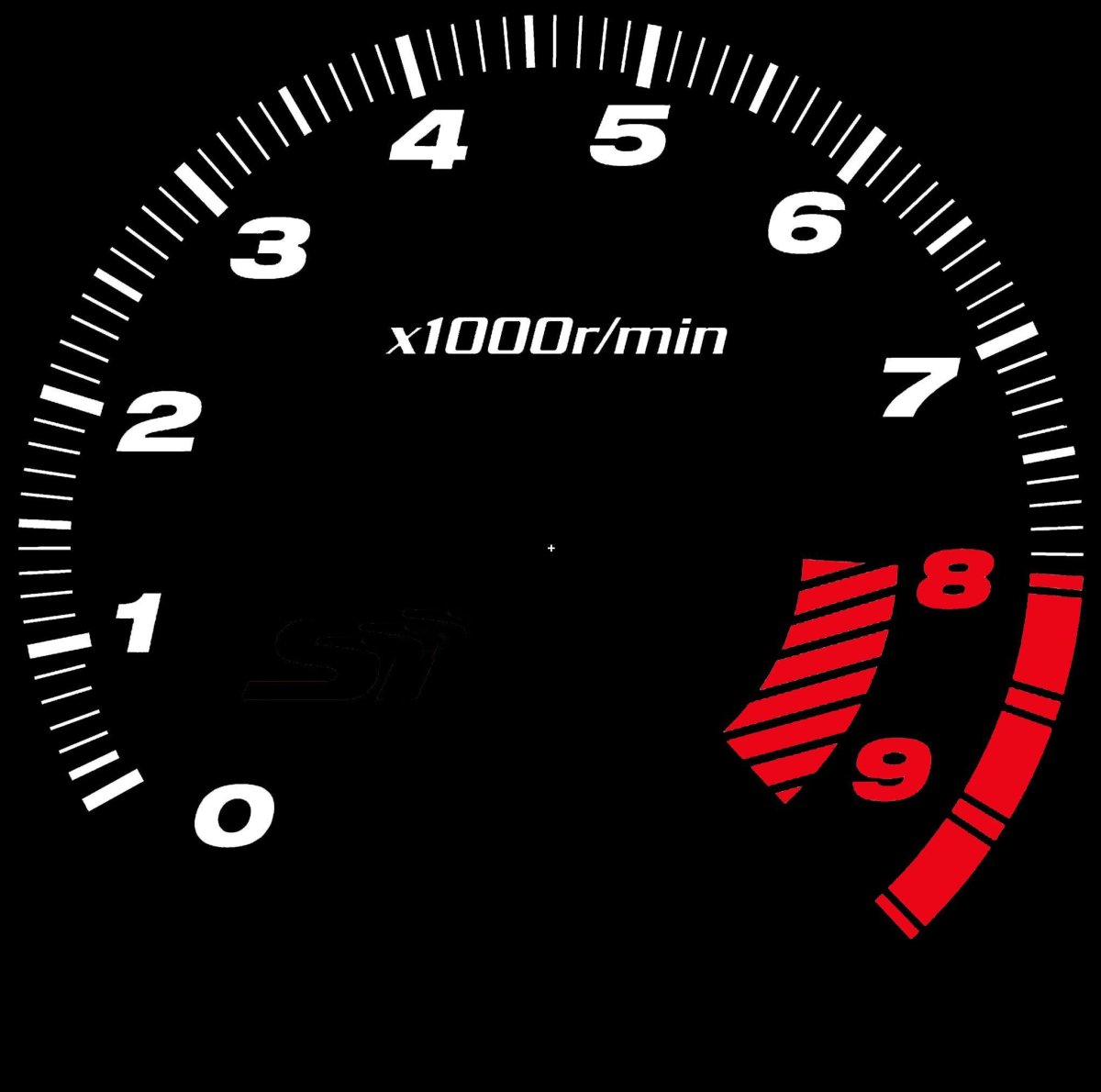 Шкала спидометр 100
