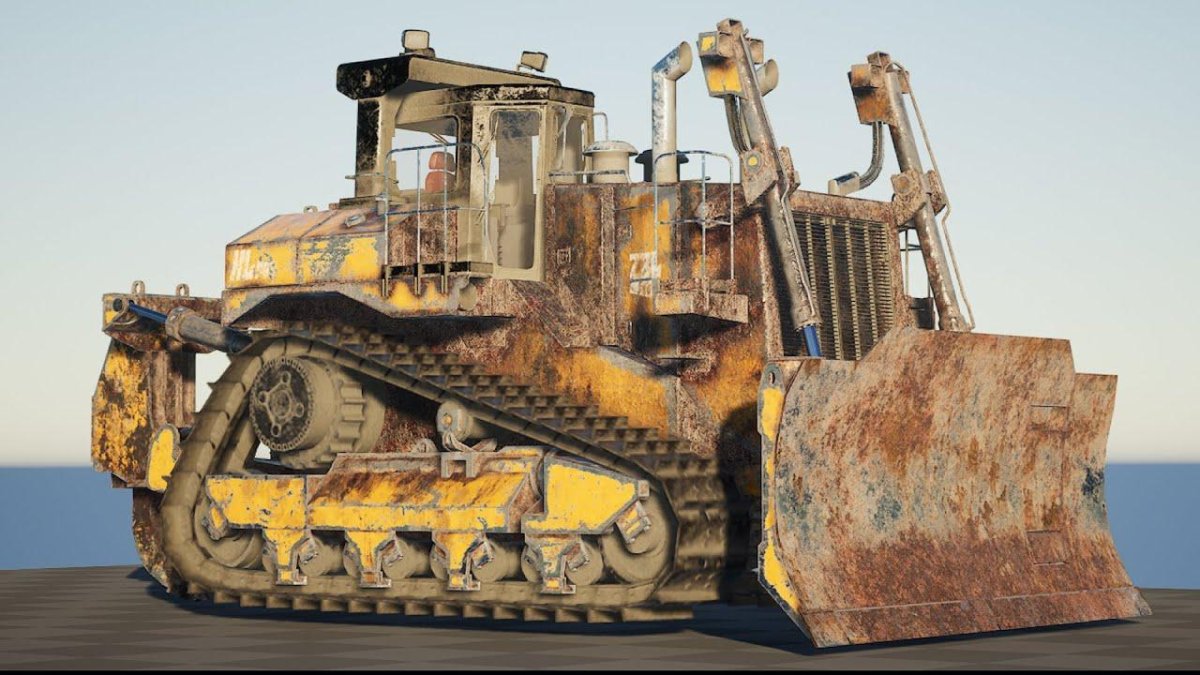 Бульдозер болотоходный