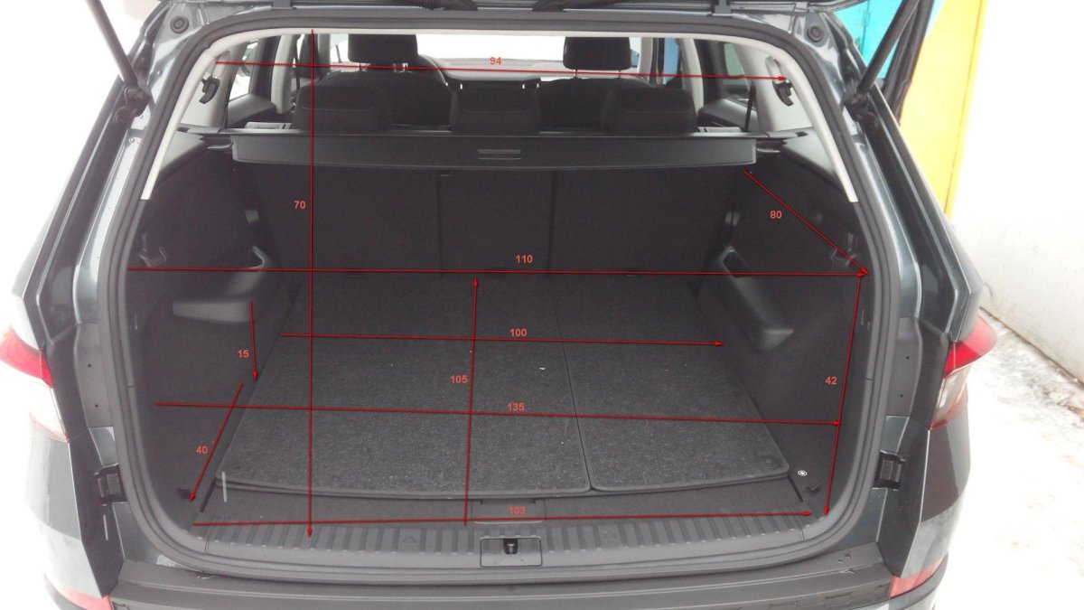 Шкода Кодиак багажник