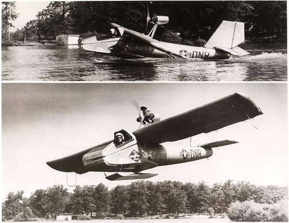 Надувной самолет Гудиер