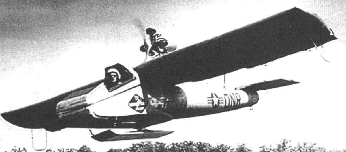 Надувной самолет Goodyear Inflatoplane