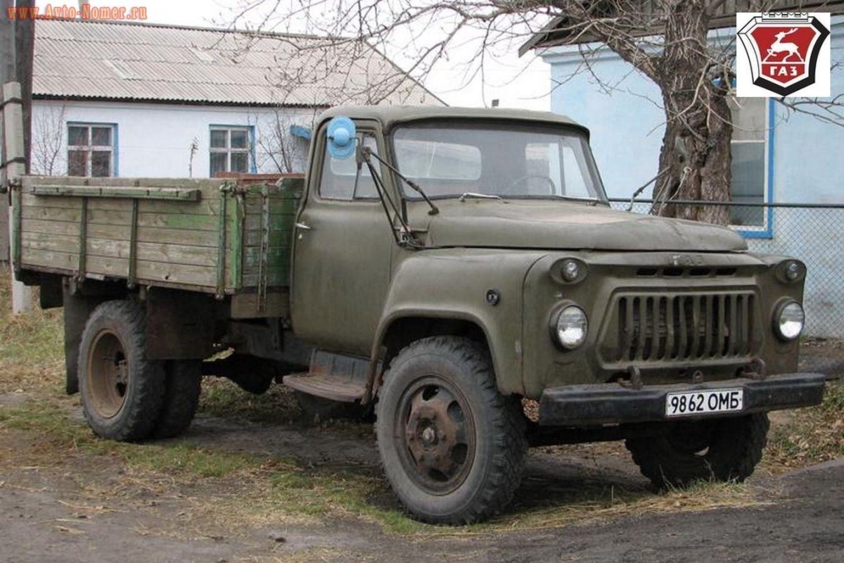 ГАЗ 52 бортовой самосвал