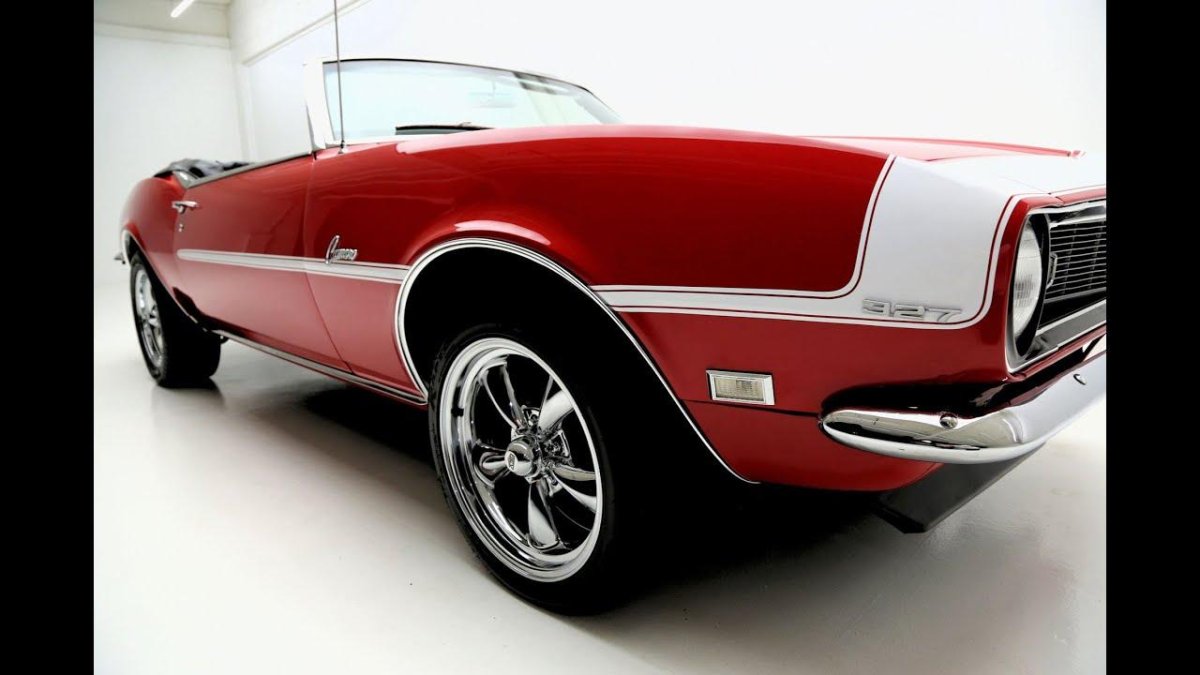 Шевроле Камаро 1958 красный фото