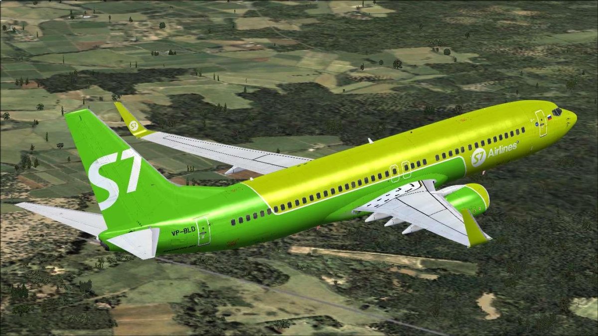 Самолет s7 Boeing 737-800