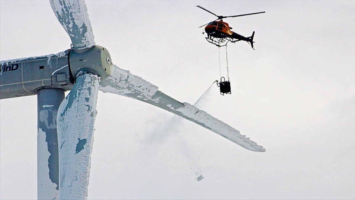 Захоронение лопастей ветрогенератора