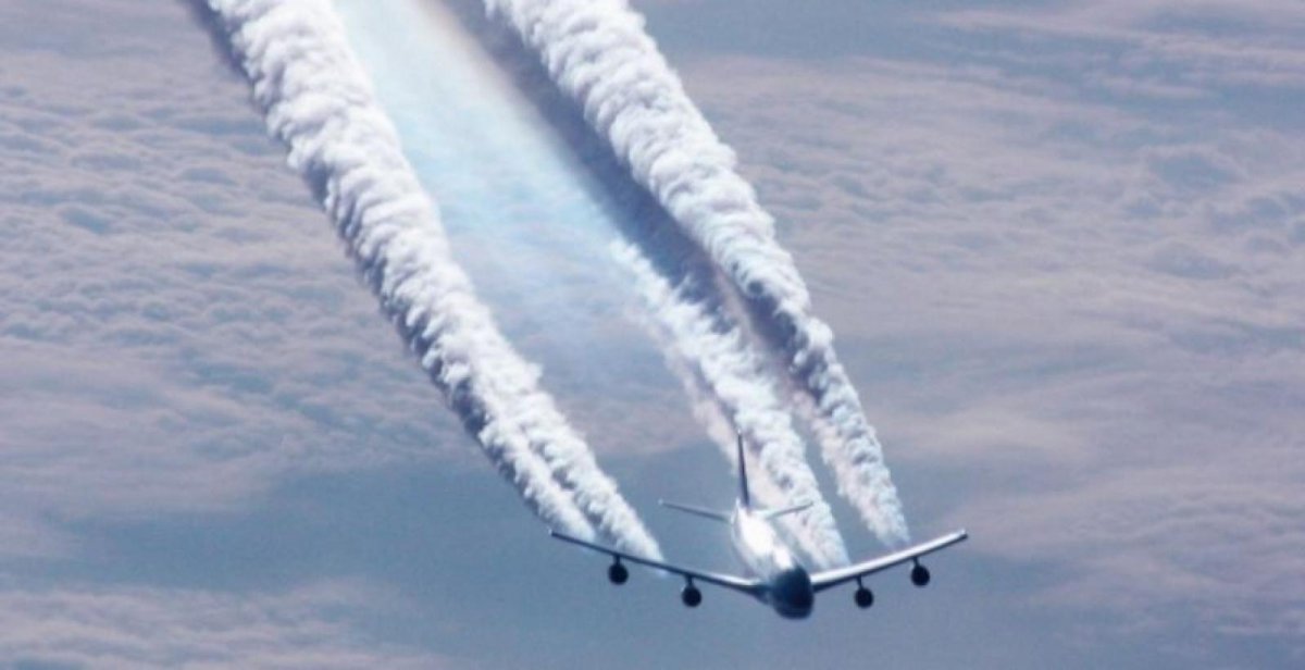 Химтрейлы самолеты