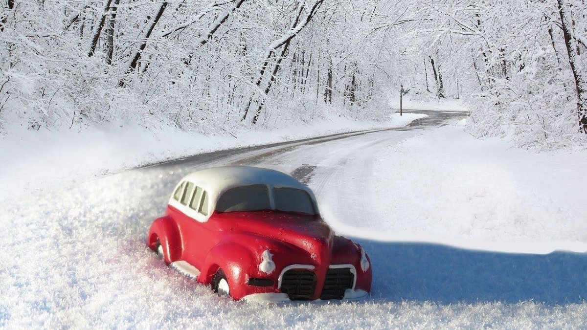 Машина зима