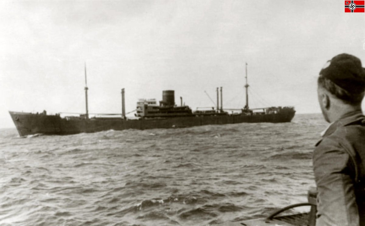 Немецкий крейсер "Корморан"