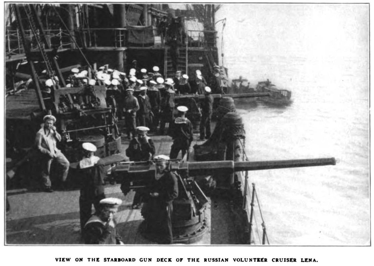 Вспомогательный крейсер Лена 1904 вооружение