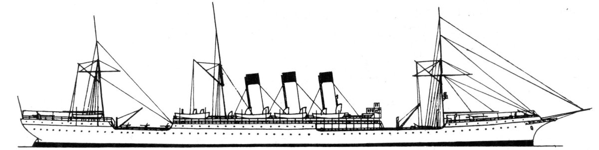 Вспомогательный крейсер Ангара 1904 год