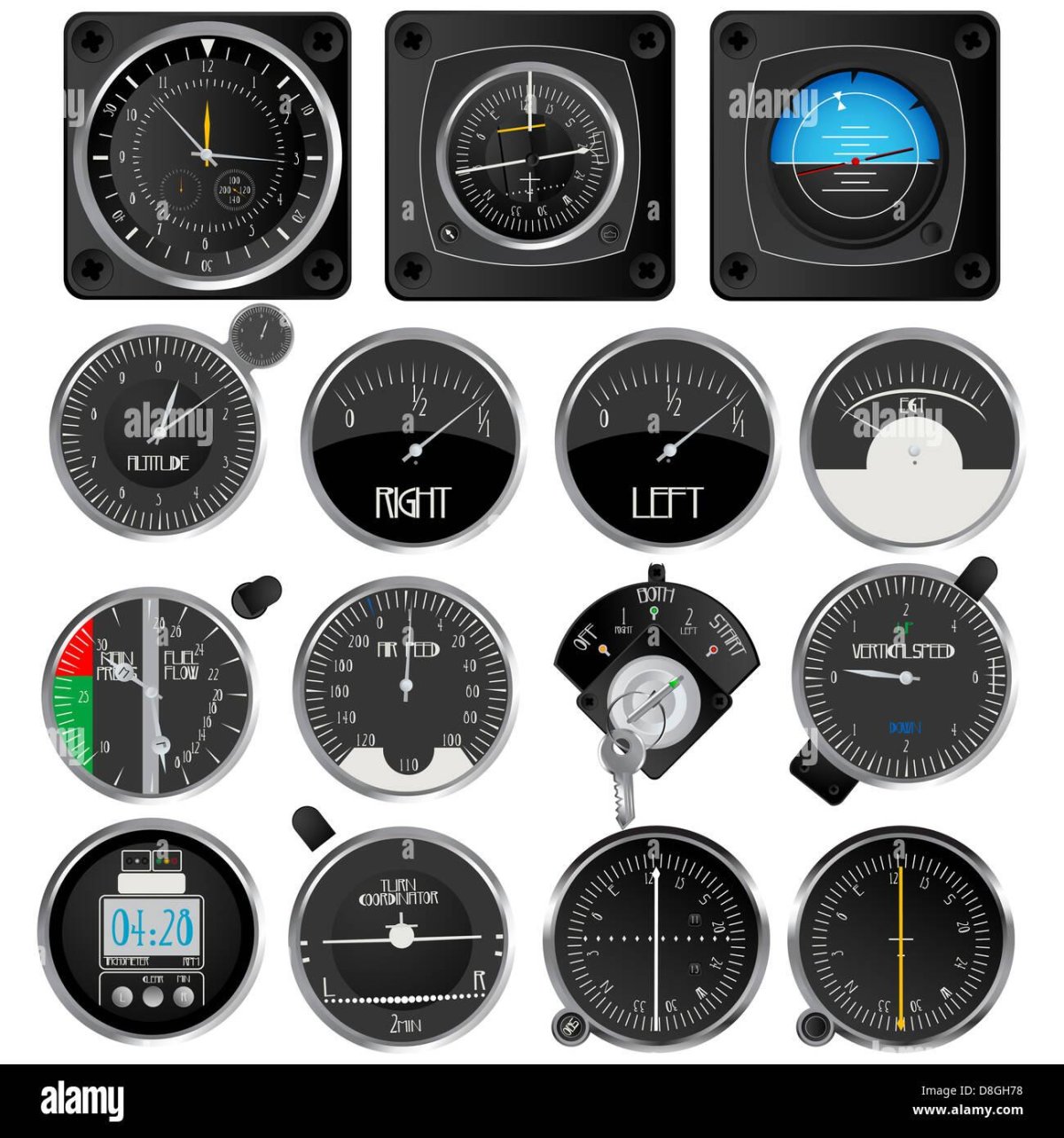 Приборы самолета