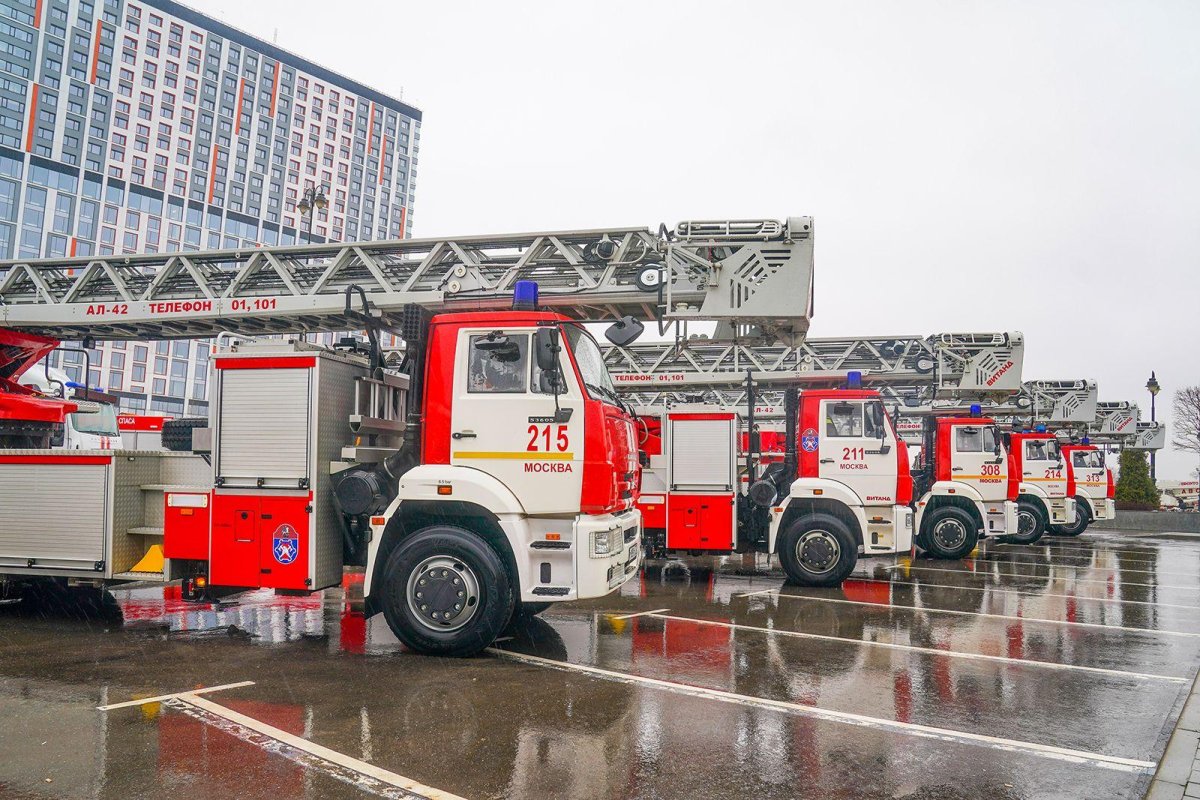 Выставка пожарной техники