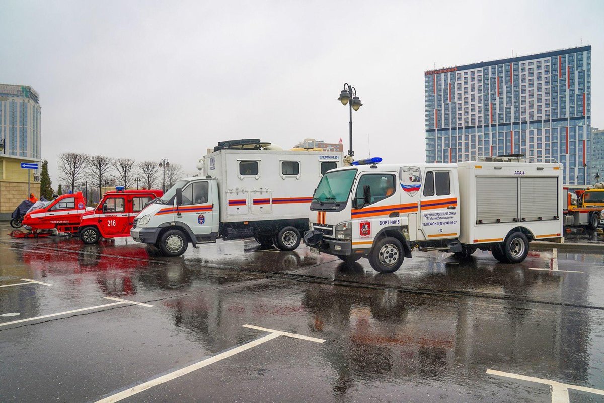 Выставка пожарной техники в Москве