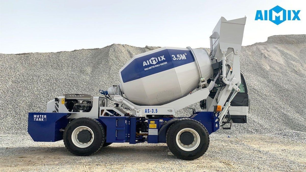 Автобетоносмеситель с самозагрузкой