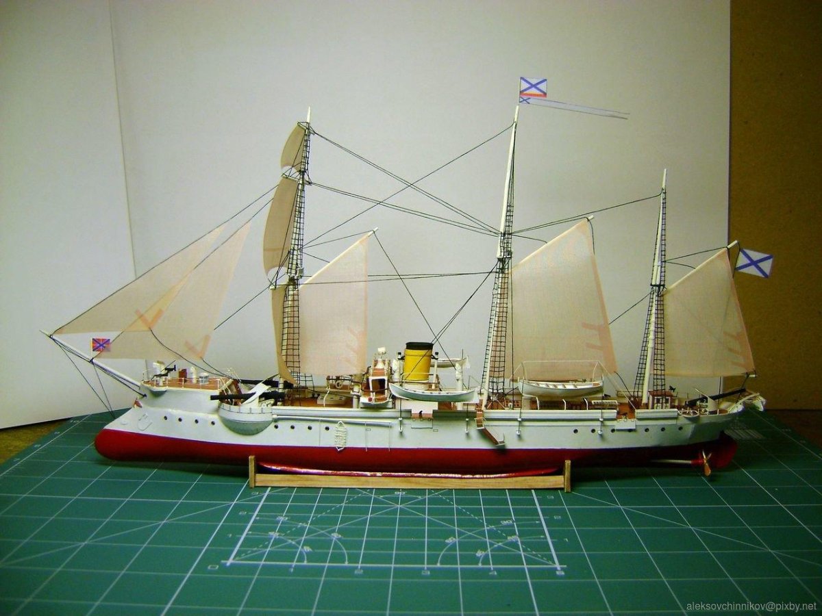 Канонерская лодка кореец модель