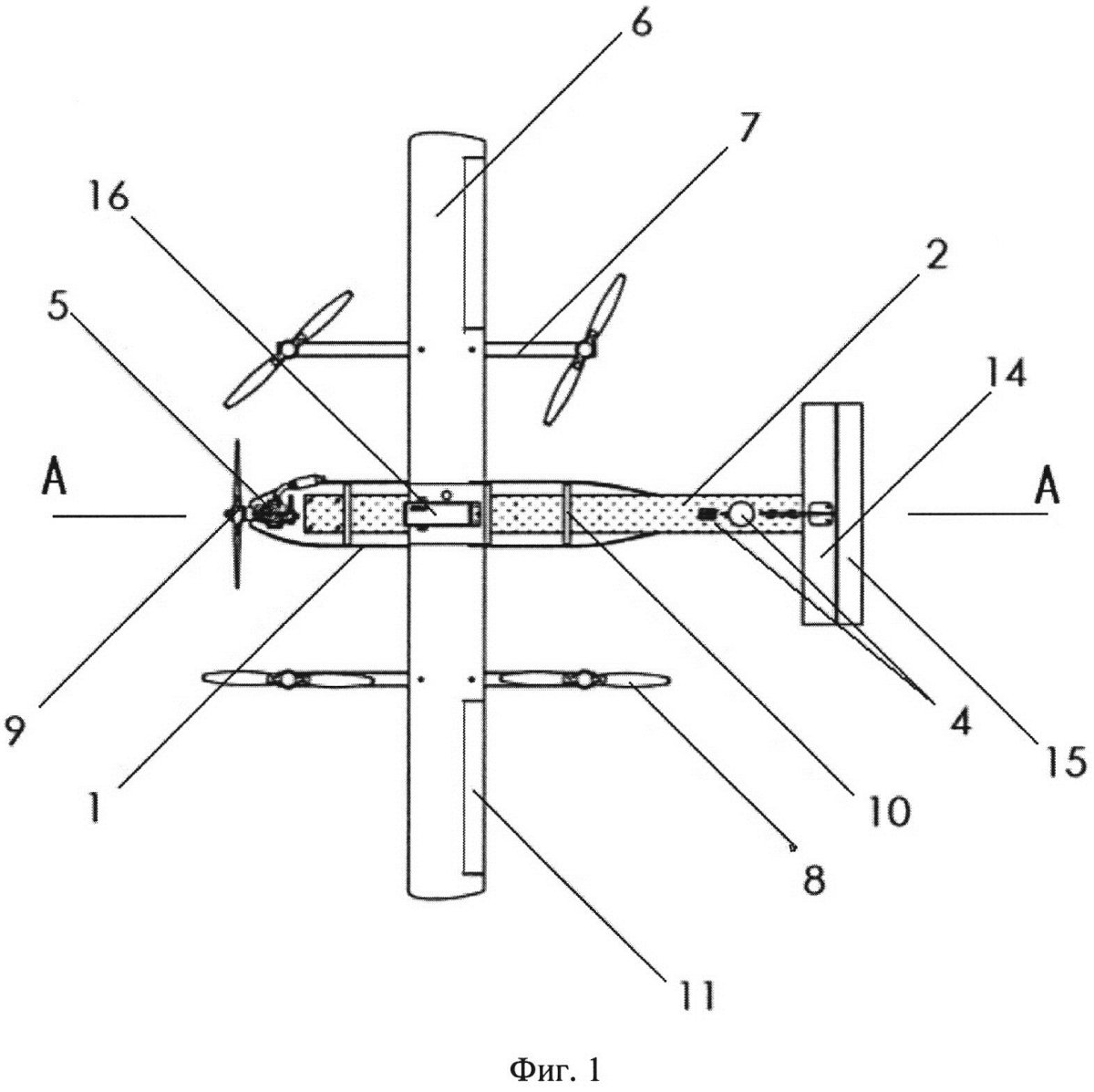 Строение БПЛА самолетного типа