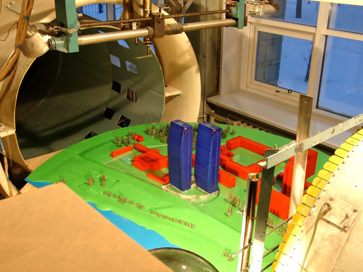 Макет аэродинамической трубы