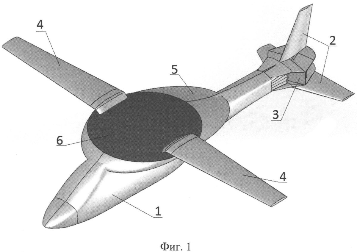 Конвертоплан БПЛА чертеж