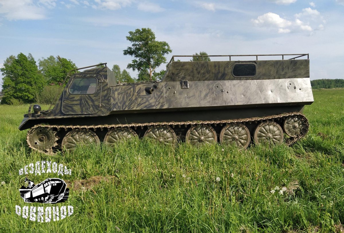 Гусеничный тягач ГАЗ 73 (ГТ-му),