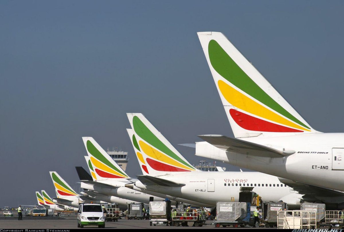 Ethiopian самолет Ethiopian Airlines