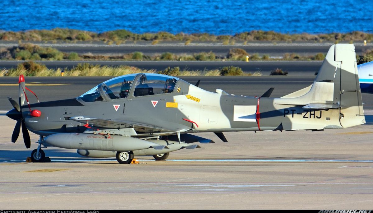 The Egyptian Tucano aircraft