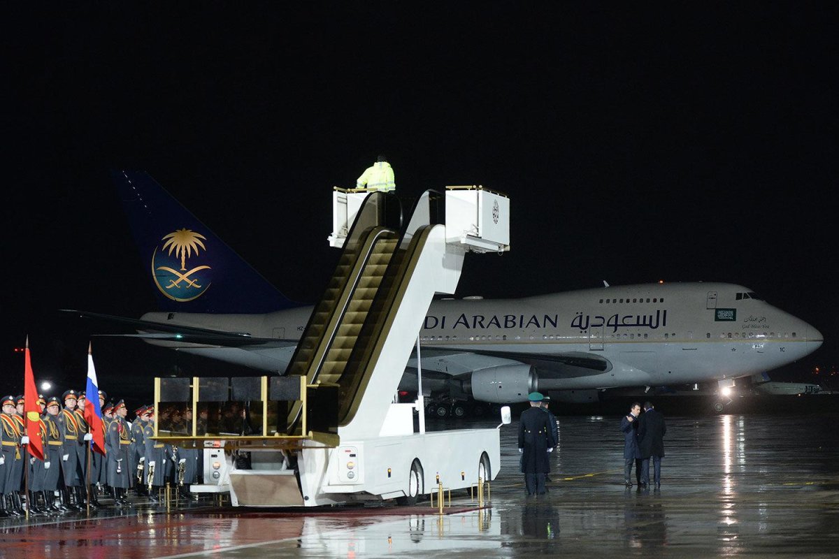 Самолет короля Саудовской Аравии