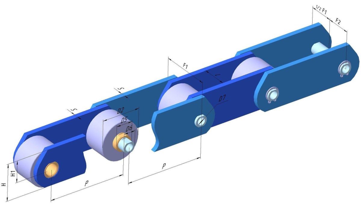 Цепь м80-1-80-1