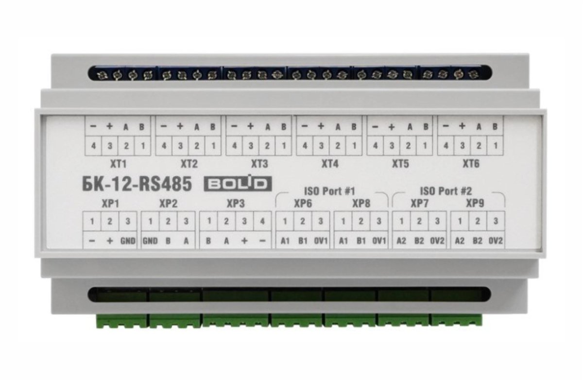 Блок коммутации БК-12-rs485-01