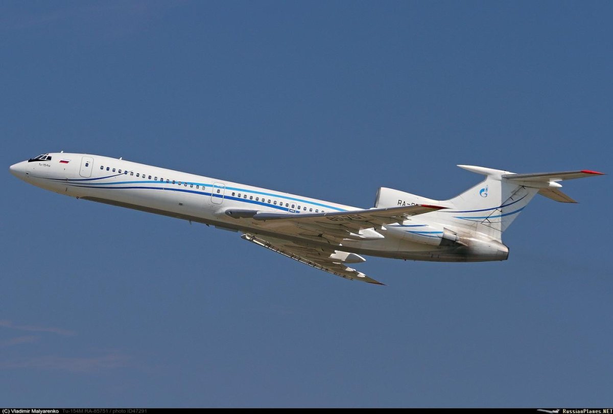 Ту-154м Газпромавиа