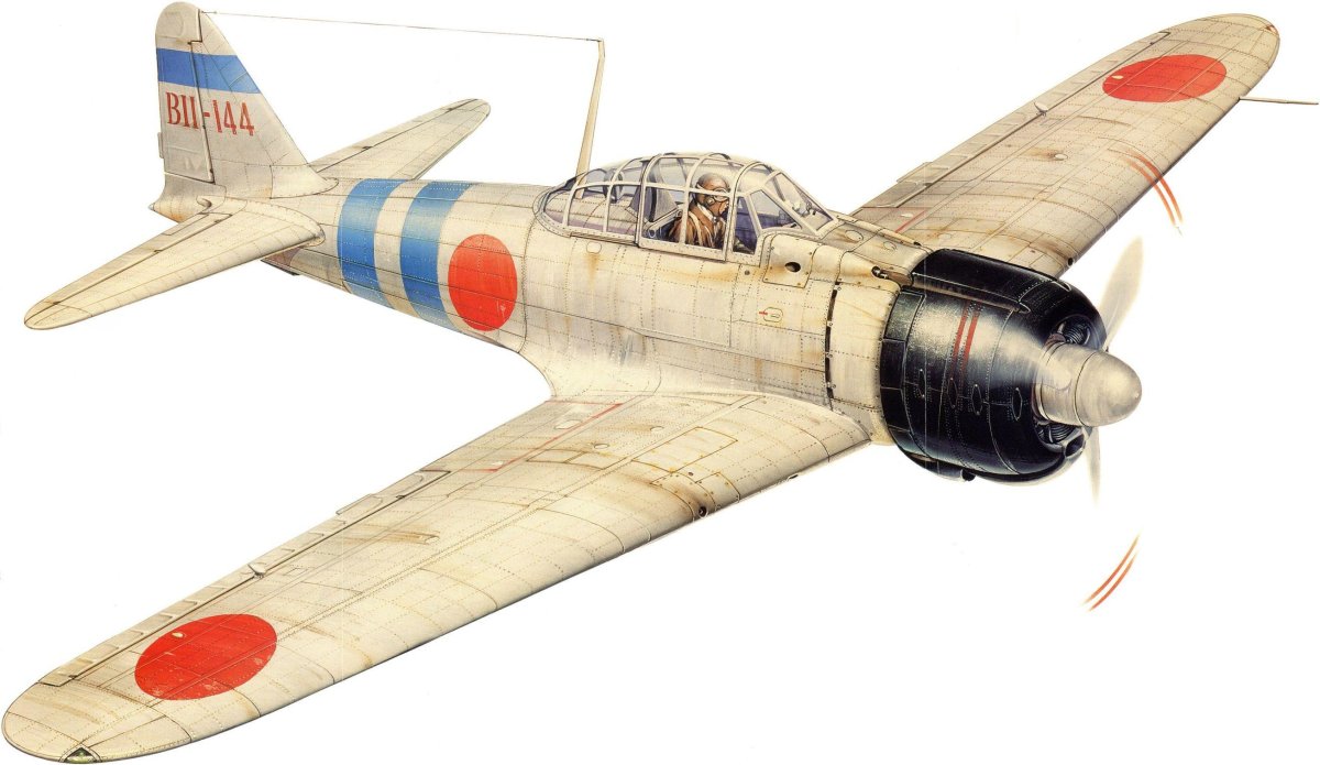 Mitsubishi a6m2 model 21