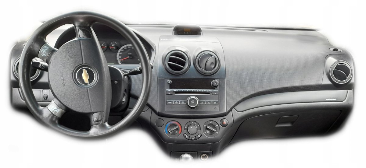 Приборная панель Торпедо Авео 250 с круглыми воздуховодами