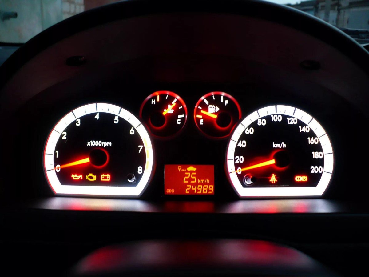 Приборная панель Авео т250