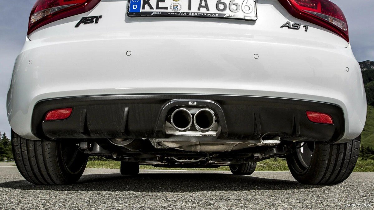 Audi a1 выхлоп