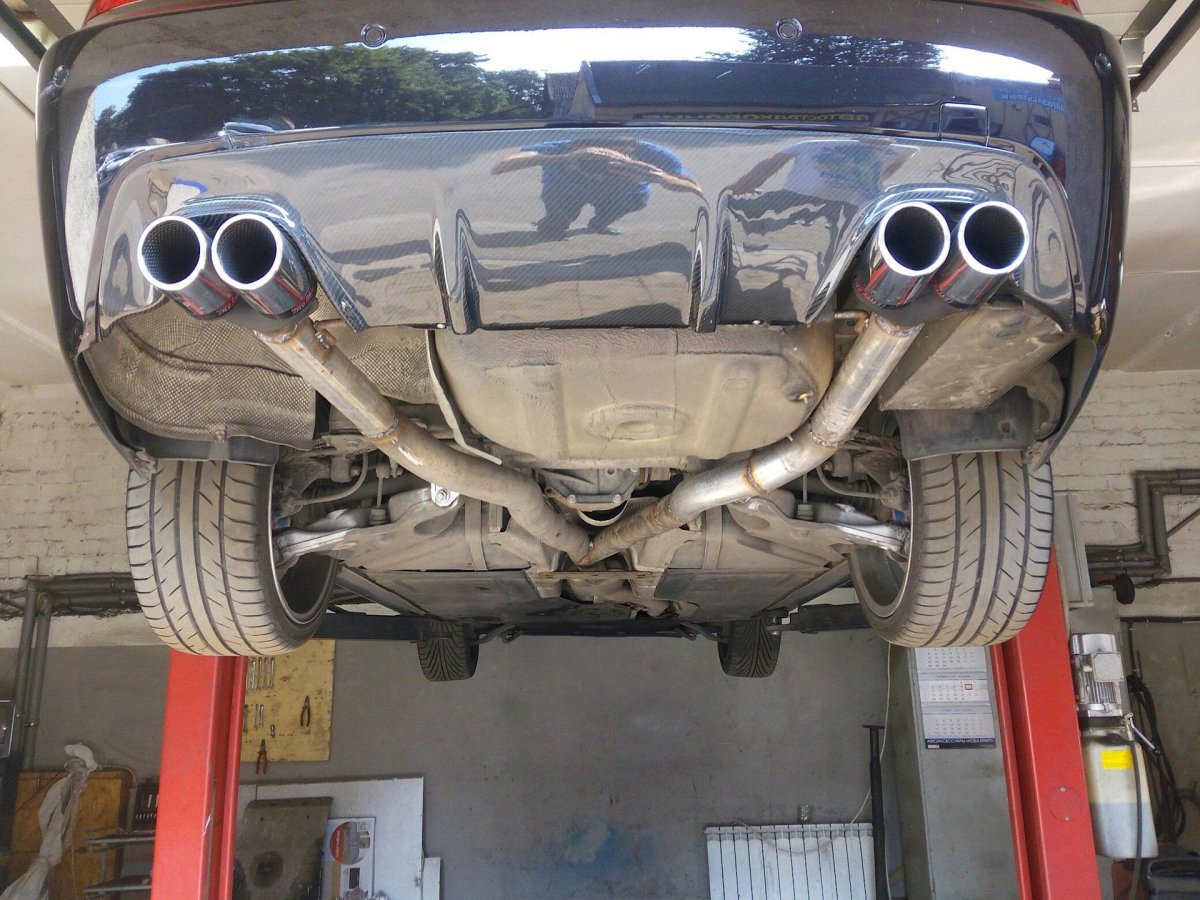 Выхлопная система БМВ е60 2.5